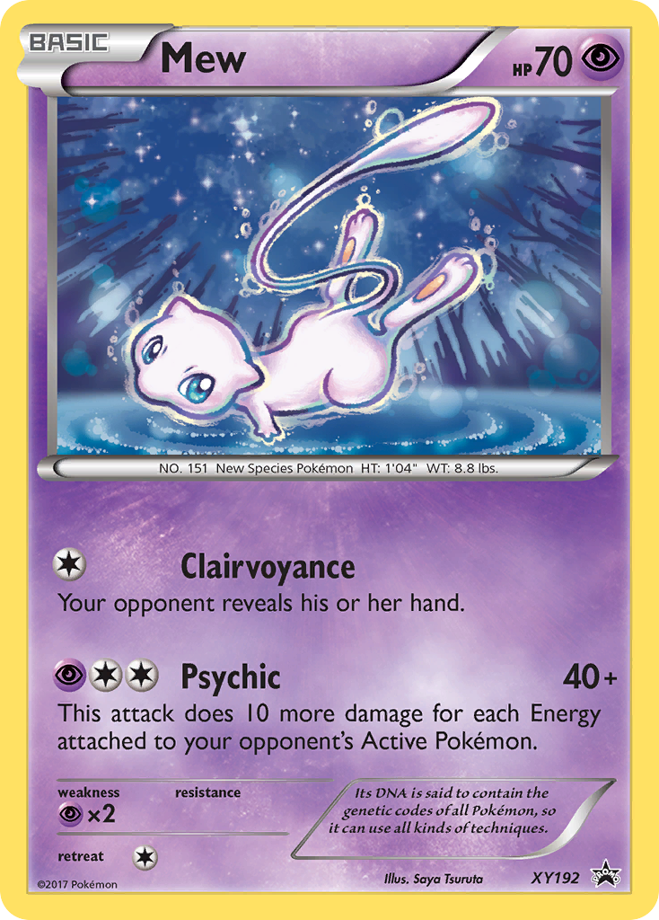 XY Promo Mew #192